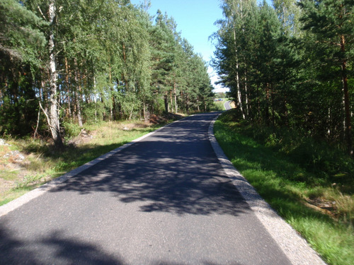 Roads that we traveled. We're still heading for Stavsj&ouml;.